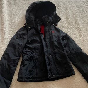 Abercrombie & Fitch jacket navy with red details